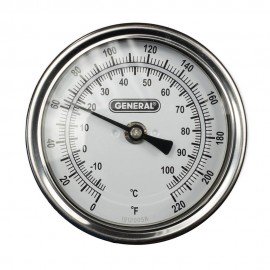 General Tools T300-36 Long-Stem Soil Thermometer with 36" probe, 0 to 220°F-