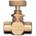 Generant 3000 Screwed Bonnet Type Needle Valve, &amp;frac38;&amp;quot; male x &amp;frac38;&amp;quot; female, brass-