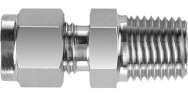 BI-Lok DCT Male NPT Connector, &amp;frac12;&amp;quot; tube OD, &amp;frac38;&amp;quot; T NPT-