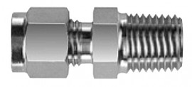 BI-Lok DCTZ Thermocouple Connector, <sup>3</sup>&amp;frasl;<sub>16</sub>&amp;quot; tube OD, &amp;frac18;&amp;quot; T NPT-