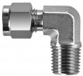 BI-Lok DLN Male NPT Elbow, &lt;sup&gt;5&lt;/sup&gt;&amp;frasl;&lt;sub&gt;16&lt;/sub&gt;&amp;quot; A tube OD, &amp;frac14;&amp;quot; T NPT-