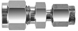 BI-Lok DUR Reducing Union, &amp;frac12;&amp;quot; A tube OD, &amp;frac14;&amp;quot; A1 tube OD-