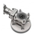 Gosco Valves 02SNPT-SSSS-TCFGRA-10VT Soft Seated Ball Valve, &amp;frac34;&amp;quot; NPT, 25% carbon filled PTFE-