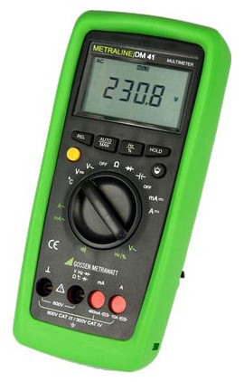 Gossen Metrawatt M192A METRALINE DM41 Universal Digital Multimeter, 0.0001 to 600 V, 10 &amp;mu;A to 10 A-
