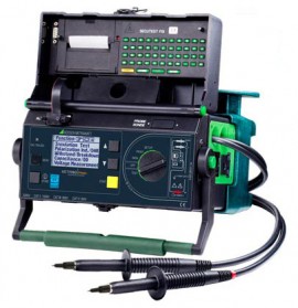 Gossen Metrawatt M5000-A02-A43-C1 METRISO PRIME+ Digital Insulation Measuring Instrument, Selectable Sest Voltage to 5,000 V-