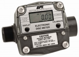 GPI FM300-2 FM300L/R Electronic Disc Meter, litres-