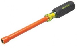 Greenlee 0253-14NH-INS Insulated Nut Holding Driver, 0.35 x 6"-