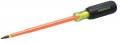 Greenlee 0353-32-INS Insulated Square Tip Screwdriver, #1 x 6&quot;-