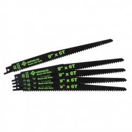 Greenlee 353-956 Progressive Pitch Reciprocating Saw Blades, 9", 5-pack-