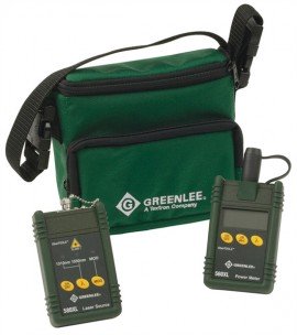 Greenlee 5680-FC Singlemode Fiber Optic Test Set with FC Connector-