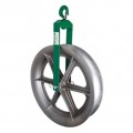 Greenlee 653 Hook-Type Sheave Assembly, 24&quot;, R 2.25&quot; groove-