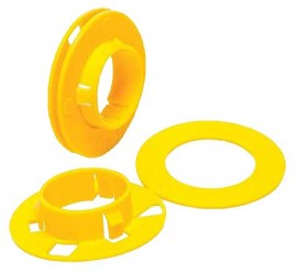 Greenlee 712A100 Bushings for Hole Punched by 710, 100 Pack-