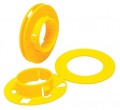 Greenlee 712A100 Bushings for Hole Punched by 710, 100 Pack-