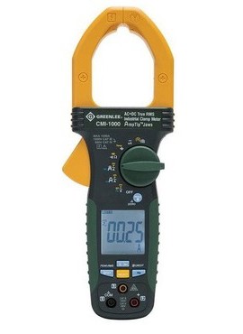 Greenlee CMI-1000-C AC/DC Calibrated Clamp Meter, 1,000 A-