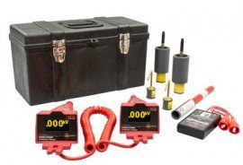 Greenlee DDVM-40/K03 Dual Display Voltmeter/Phasing Kit 5 V to 40 kV-