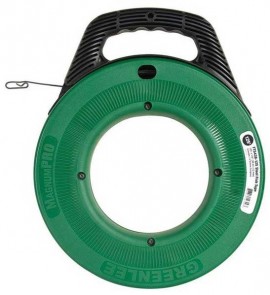 Greenlee FTS438-125 MagnumPRO Steel Fish Tape, 125' x 1/8&amp;quot;-