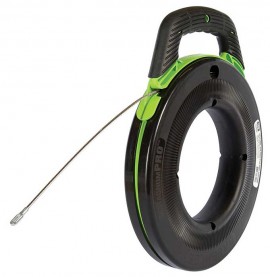 Greenlee FTS438DL-150 SmartMARK Laser Etched Steel Fish Tape with SpeedFlex Leader, 150 ft-