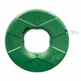 Greenlee Reel-X Fish Tape, 125', steel-