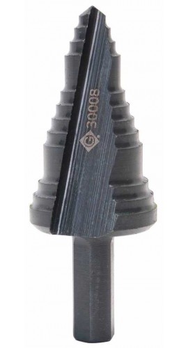 Greenlee GSB09 Multi-Hole Step Bit, 1 to 1/8&amp;quot;-