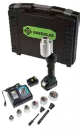 Greenlee LS100X11SSSP Intelli-Punch 11-Ton Tool with Slug Splitter SPEED PUNCH knockouts, &amp;#189; to 2&amp;quot;-