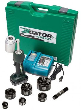 Greenlee LS50L11B Battery-Powered Knockout Punch Driver Tool Kit-