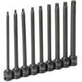 Grey Pneumatic 1206T Torx Set, 3/8" drive, 9-piece-