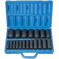 Grey Pneumatic 1319D Socket Set, ½" drive, 19-piece-