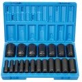 Grey Pneumatic 1719D Impact Socket Set, ½" drive, 12-point deep-