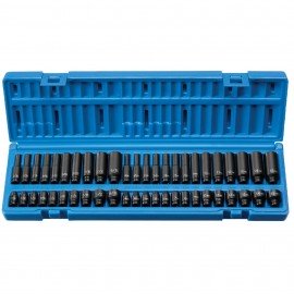 Grey Pneumatic 9748 Deep Impact Socket Set, ¼" drive, 48-piece-