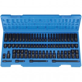 Grey Pneumatic 9772 Impact Set, ¼" Drive, Standard/Deep Surface Drive-