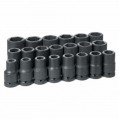 Grey Pneumatic GRY-9021D Impact Socket Set, 1" Drive, 21-Piece-