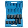 Grey Pneumatic GRY-9153 Drive Wheel Impact Socket Set, 1" Drive, 10-Piece-