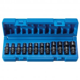 Grey Pneumatic GRY-9712UM Impact Socket Set, ¼" drive, 12-piece metric-