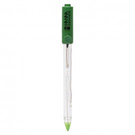 Hanna HI1053P Electrode with Conical Tip and BNC + Pin Connector, 0 to 12 pH, glass-