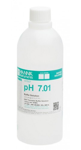 Hanna HI7007L Calibration Solution, pH 7.01, 500 mL-