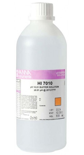 Hanna HI7010L Calibration Solution, pH 10.01, 500 mL-