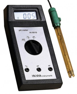 Hanna HI8010 Hand Held pH Meter for Education-