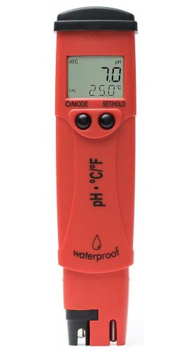 Hanna HI98127 pHep4 pH/Temperature Tester, 0.1 pH Resolution-