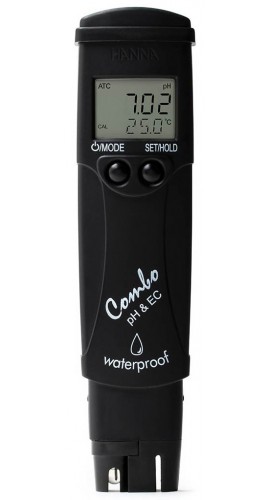Hanna HI-98129 Combo pH/Conductivity/TDS Tester, Low Range-