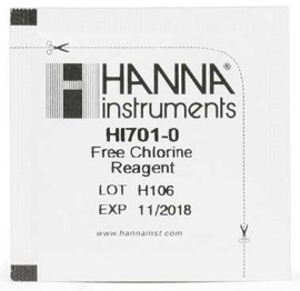 Hanna HI701-25 Free Chlorine Checker Reagents, 25-Pack-