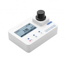 Hanna HI 97734C Free/Total Chlorine High Range Photometer Kit with CAL Check, 0 to 10 mg/L-