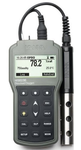 Hanna HI 98198 Optical Dissolved Oxygen Meter Kit-