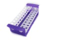 Heathrow Scientific 120498 Tube Rack, 10-17 mm, Purple/Natural-