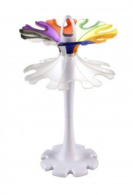 Heathrow Scientific 120499 Universal Carousel Pipette Stand, Assorted Colors-