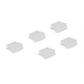 Heathrow Scientific 120654 Slide Folder Clasps, Clear-