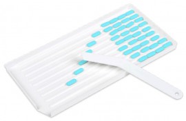 Heathrow Scientific 120845 Sterile Capsule Couning Tray, rectangle, 10-pack-