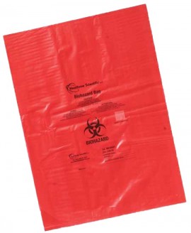 Heathrow Scientific HS10320 Biohazard Bags, 203 x 305 mm, 500/case-