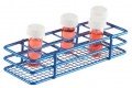 Heathrow Scientific HS120086 Wire Bijou Bottle Tube Rack, 5 x 10-