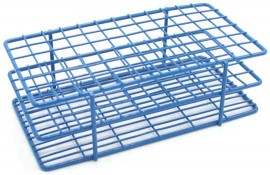 Heathrow Scientific HS120089 Wire 13 and 16mm Tube Rack, 6 x 12, 8.07 x 4.13 x 2.55&amp;quot;-