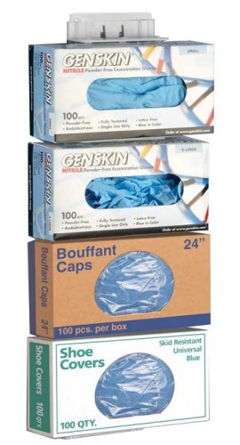 Heathrow Scientific HS120107 Wall Holder, 4 Position, Adjustable-